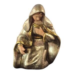 Department 56 Nativity Mary Figurine Gold & Silver Accents